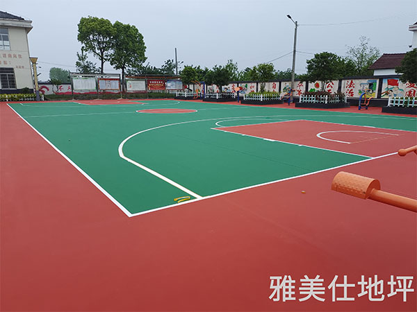 汉寿北美社区丙烯酸球场