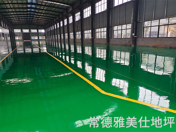 汉寿智能烘干设备厂车间地坪漆