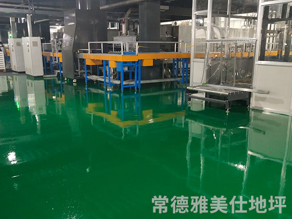 德山金富力实业车间环氧平涂